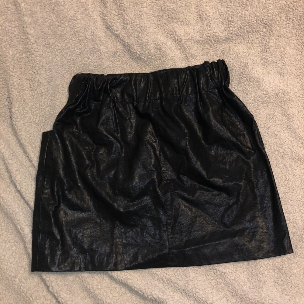 Zara leather skirt